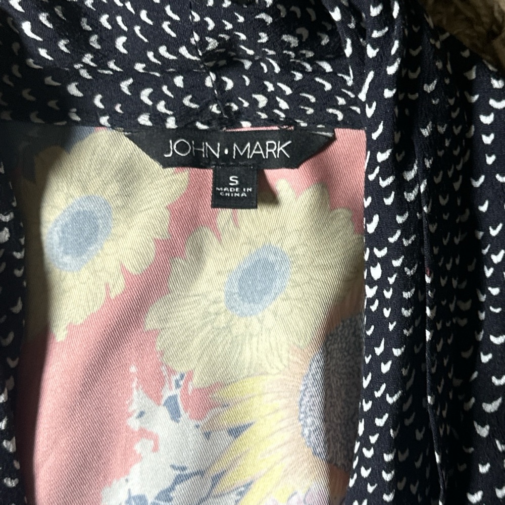 John Mark Multicolor Embroidered Patchwork Kimono… - image 2